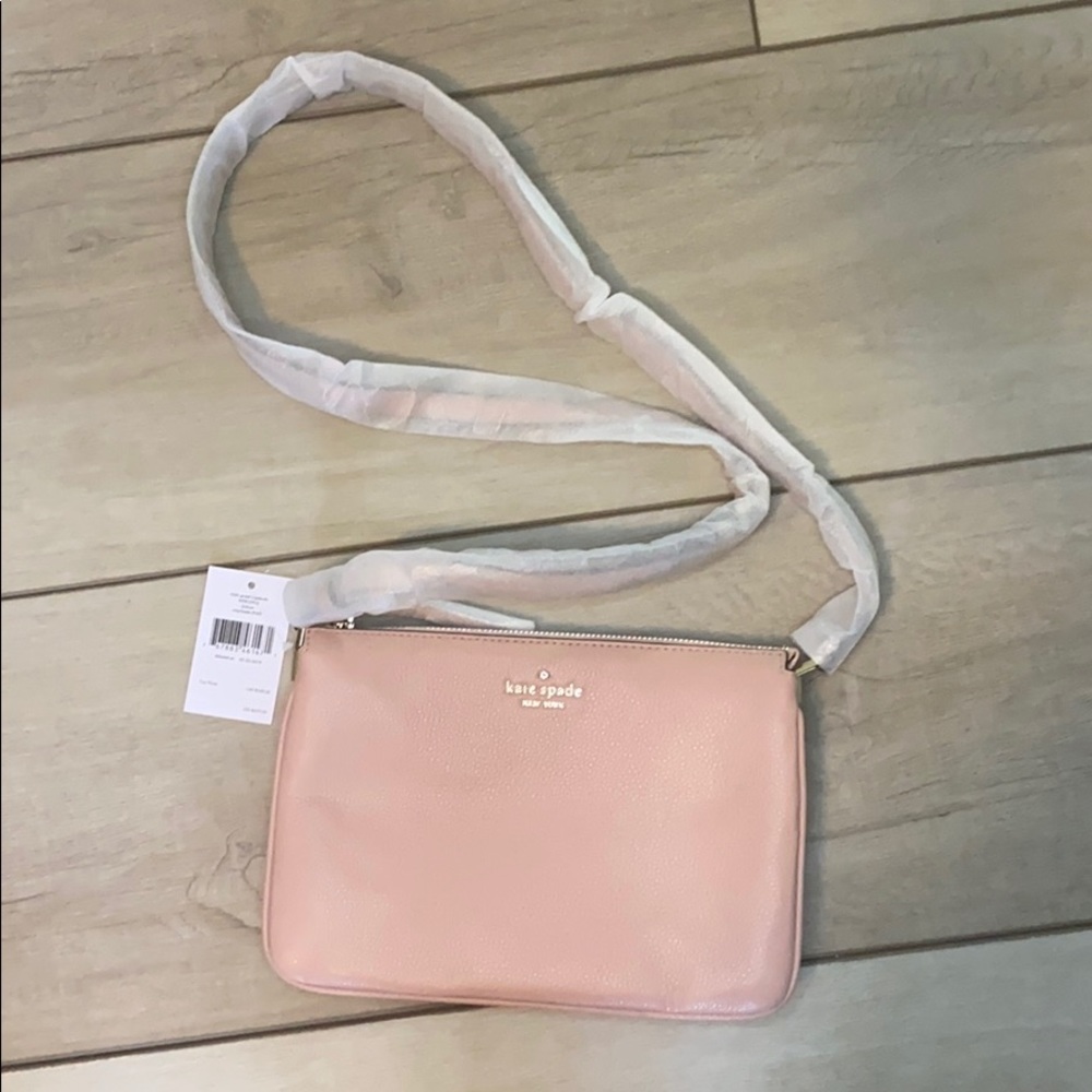 NWT Kate Spade Jackson Triple Gusset Crossbody Bag